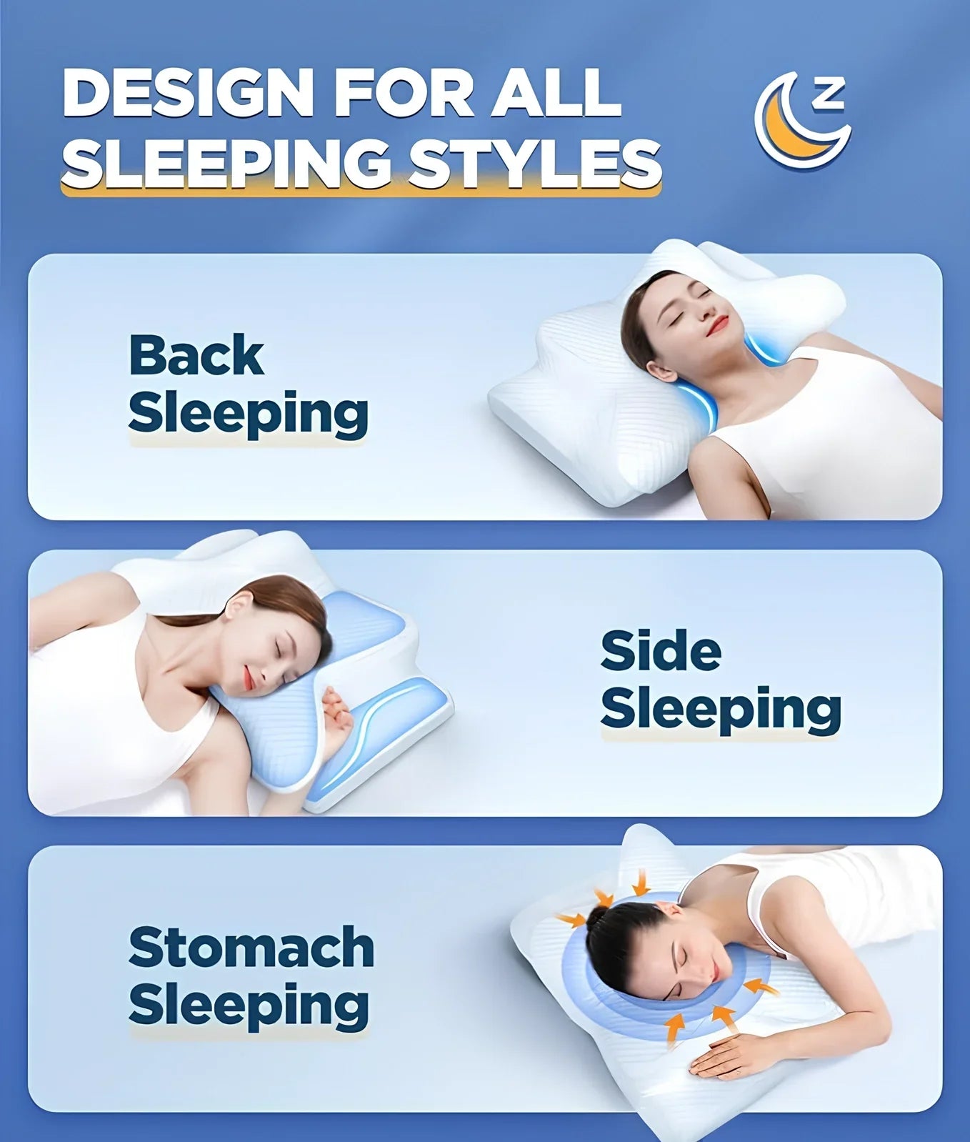 ZENORF® Memory Foam Neck Pillow